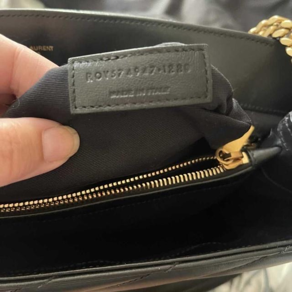 COPY - Yves Saint Laurent (YSL) Lou Lou large in black - Picture 5 of 7